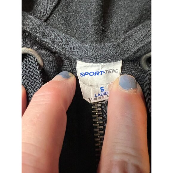 Peloton Sport Tek Team Ladies Full Zip Hoodie Size Small Black - Picture 4 of 9